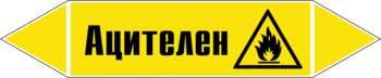 Маркировка трубопровода "ацителен" (пленка, 716х148 мм) - Маркировка трубопроводов - Маркировки трубопроводов "ГАЗ" - магазин "Охрана труда и Техника безопасности"